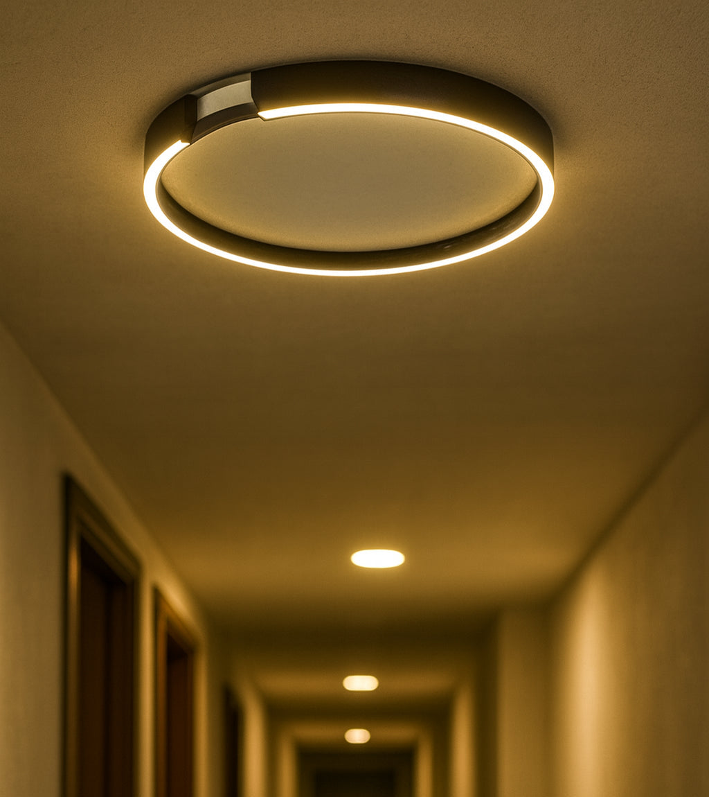 Plafoniera LED da Corridoio Design Semplice a Forma di Anello