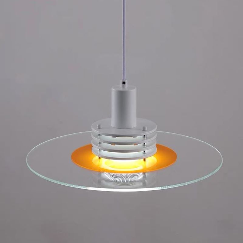 Luce a sospensione circolare moderna per camera da letto moderna - clowasit.com