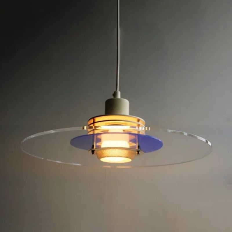 Luce a sospensione circolare moderna per camera da letto moderna - clowasit.com
