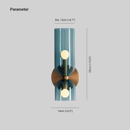 Applique da Parete Doppia Luce Trasparente - clowasit.com