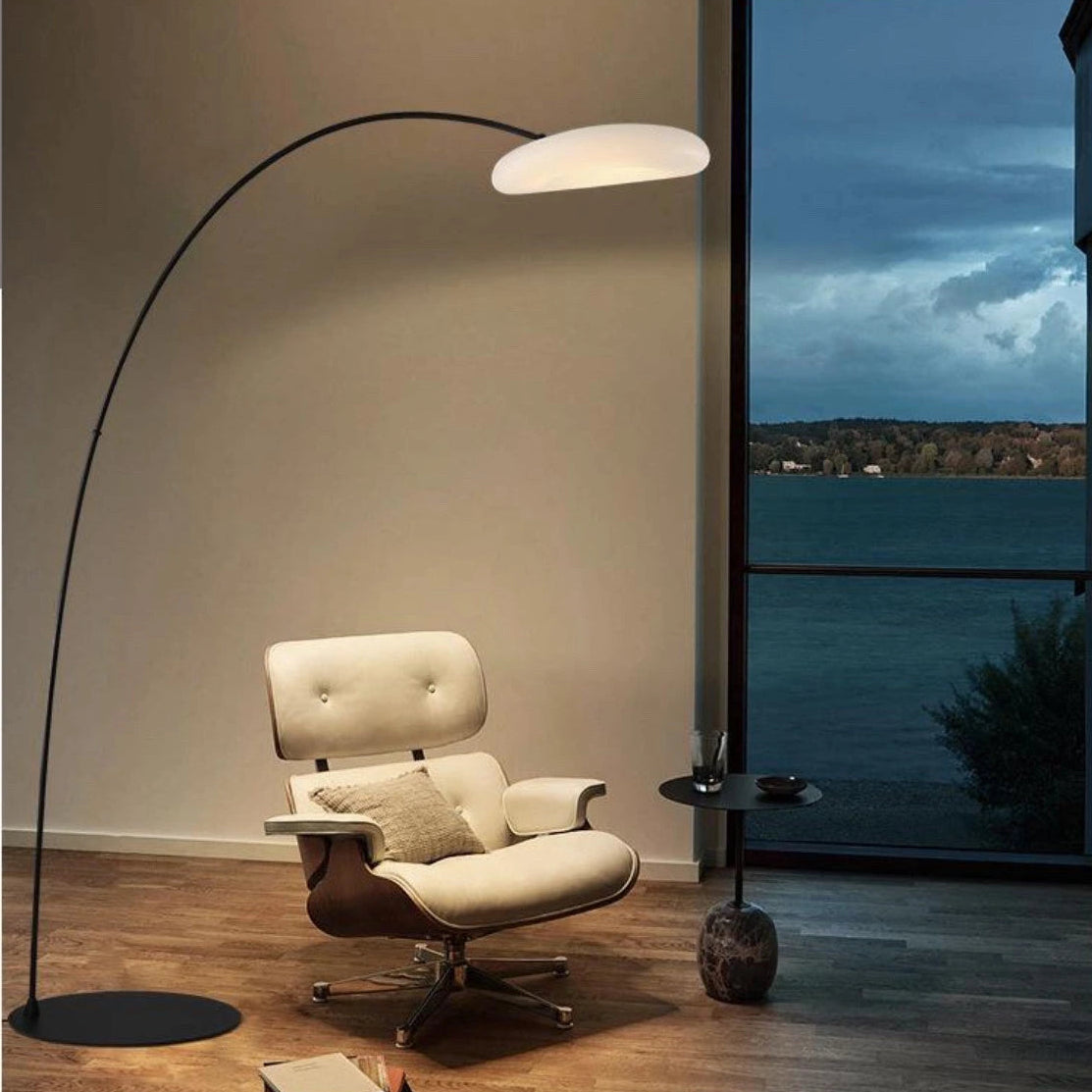 Lampada da Terra Salotto LED ad Arco Design Minimalista