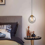 Lampade a Sospensione in Vetro Trasparente Stile Nordico Minimalista