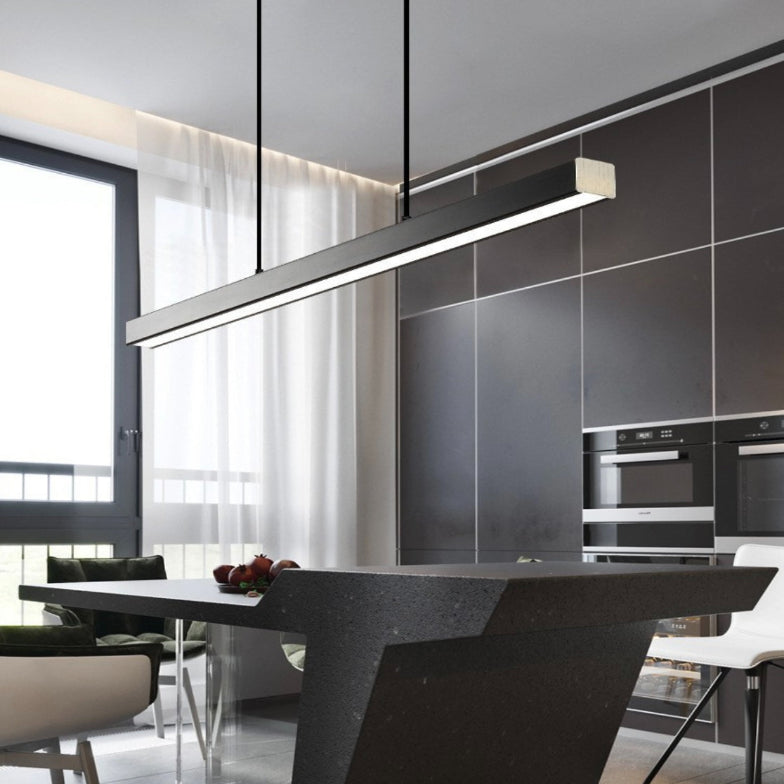 Lampadario Moderno e Semplice per Cucina a Lunga Striscia