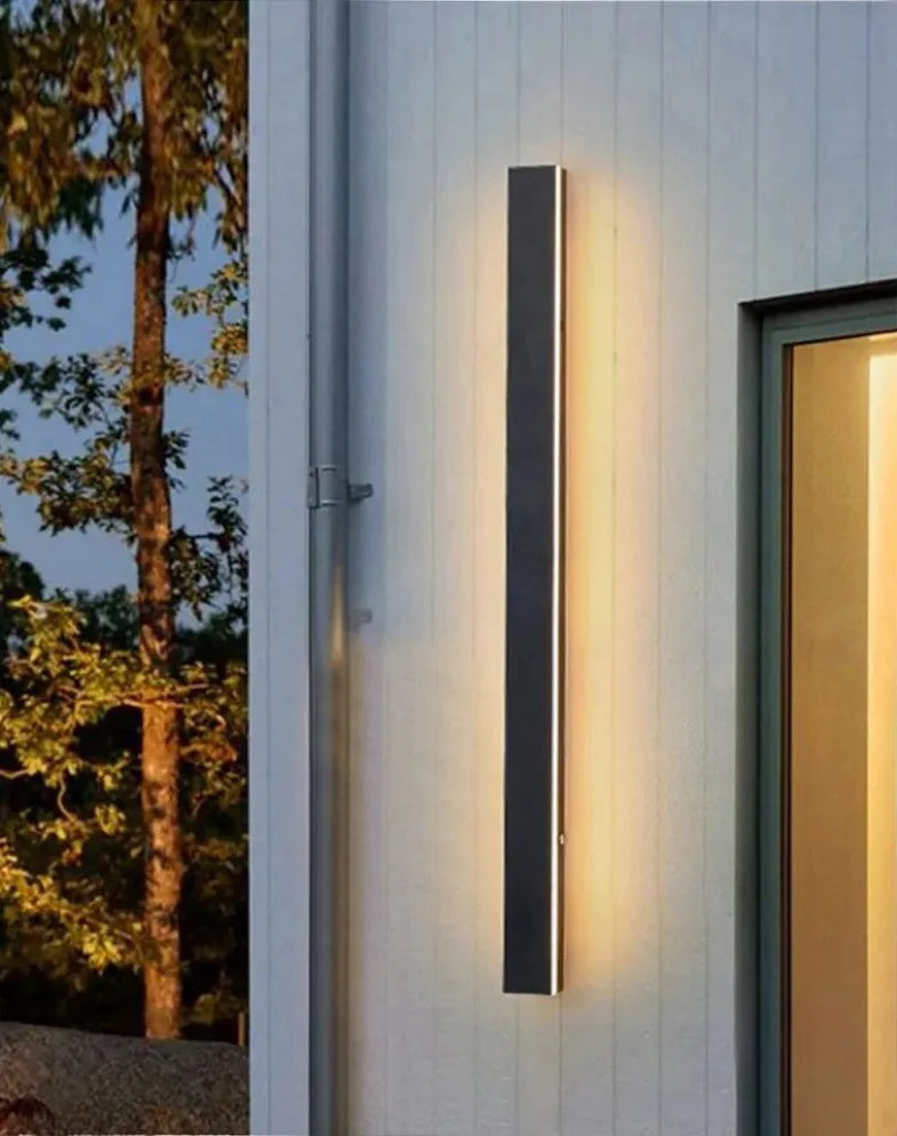 Applique Lineare da Esterno a LED Impermeabile con Illuminazione Laterale