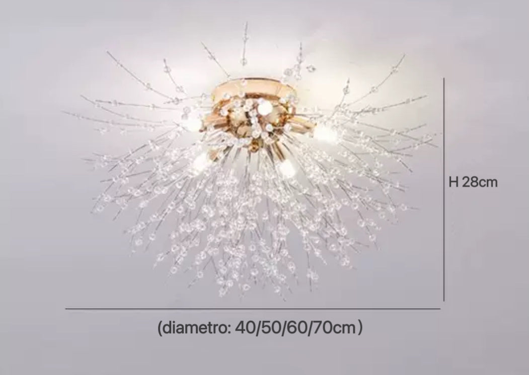 Plafoniera LED Moderna a Forma di Dente di Leone Creativa