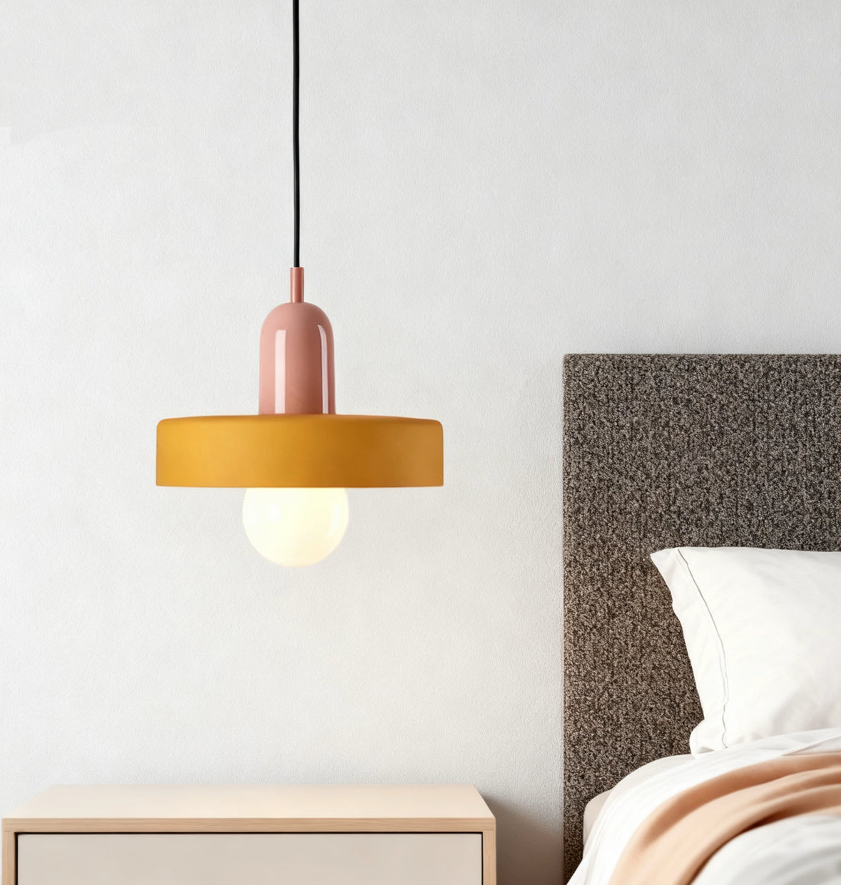 Lampadari in Vetro  Artigianali Morandi per Testa del Letto