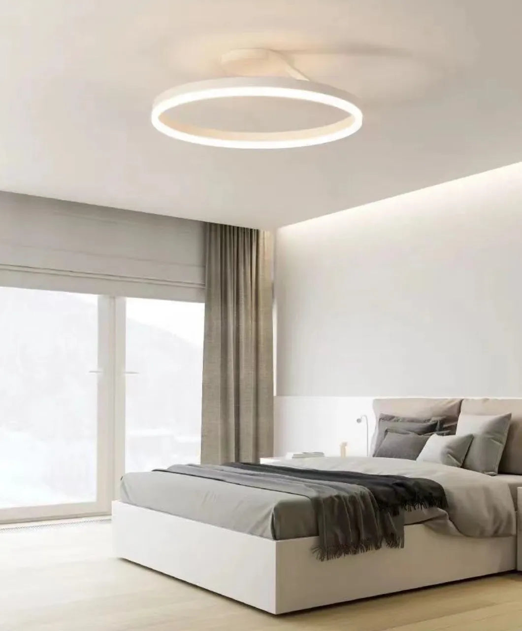 Plafoniera LED  Creativo con Anello Luminoso  per Camera da Letto