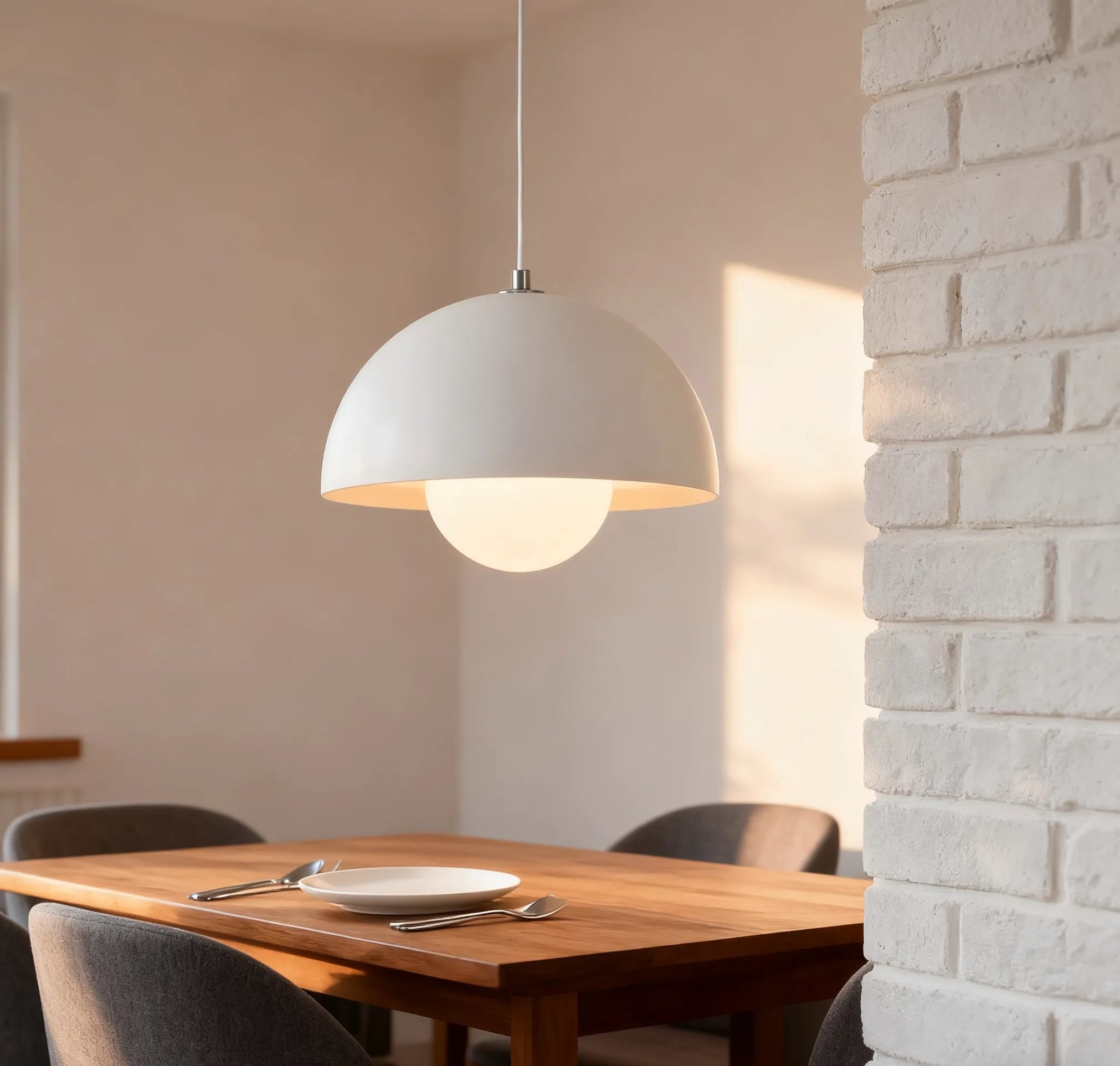 Lampadario per Sala da Pranzo Design Fiore in Boccio Creativo