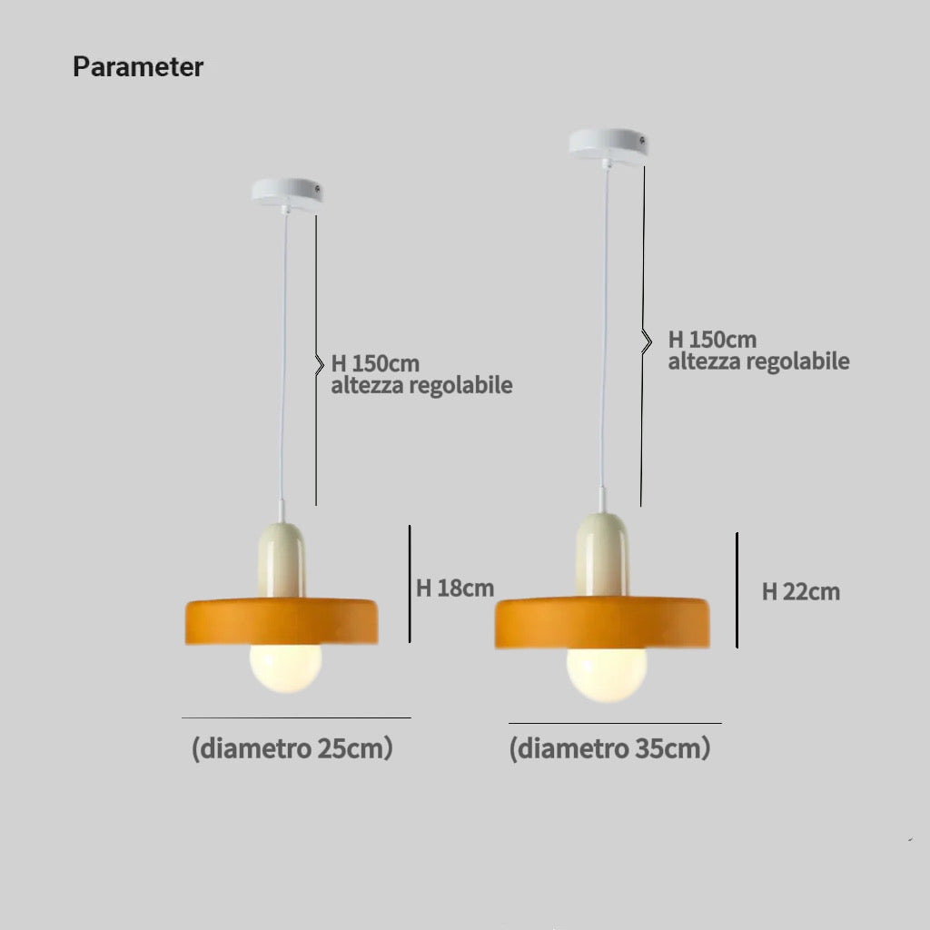 Lampadari in Vetro  Artigianali Morandi per Testa del Letto