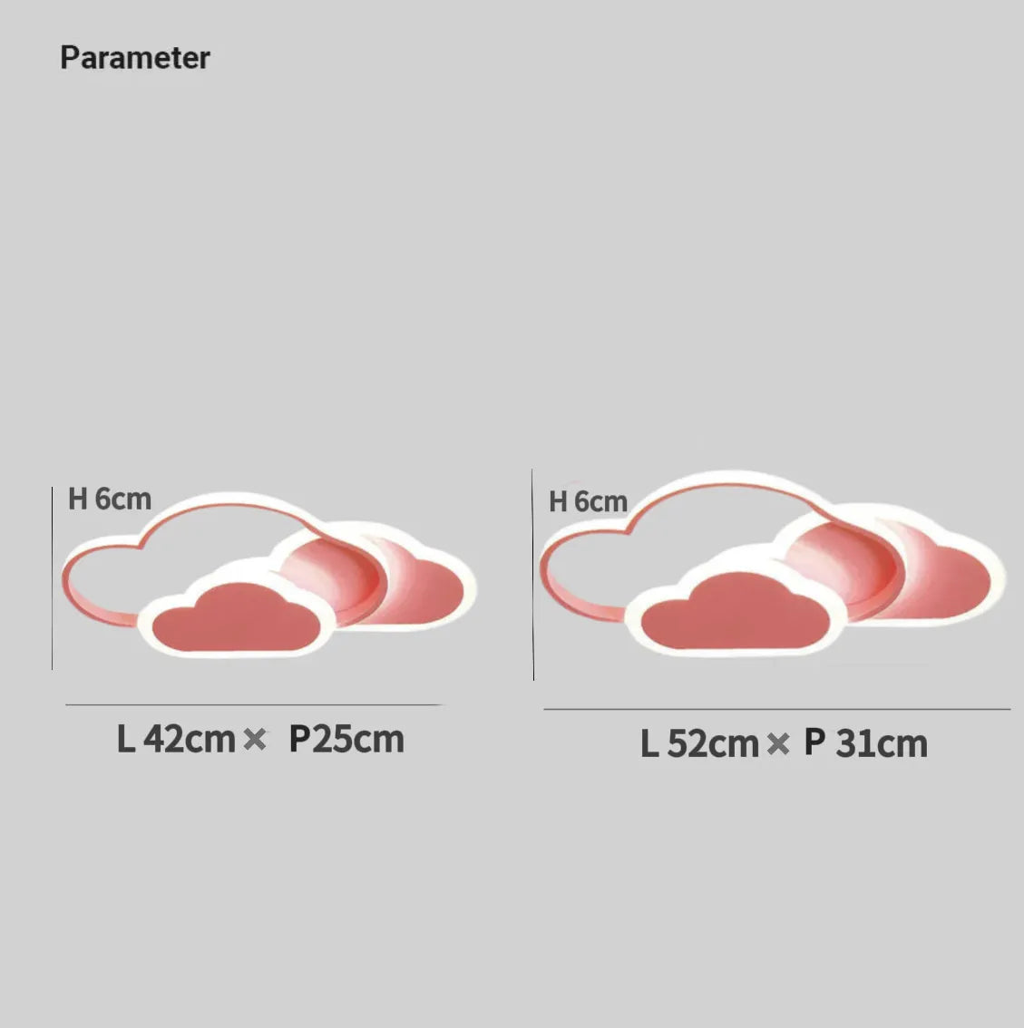 Plafoniera Led Nuvola Cameretta Bambini Design Creativo Multistrato