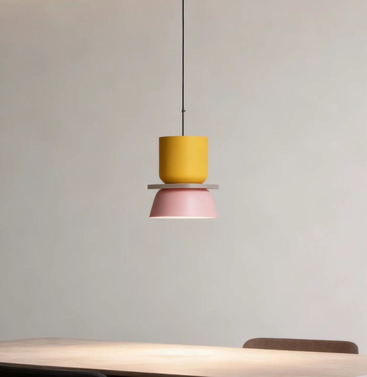 Lampada a Sospensione Morandi Design a Doppia Coppa per Sala da Pranzo
