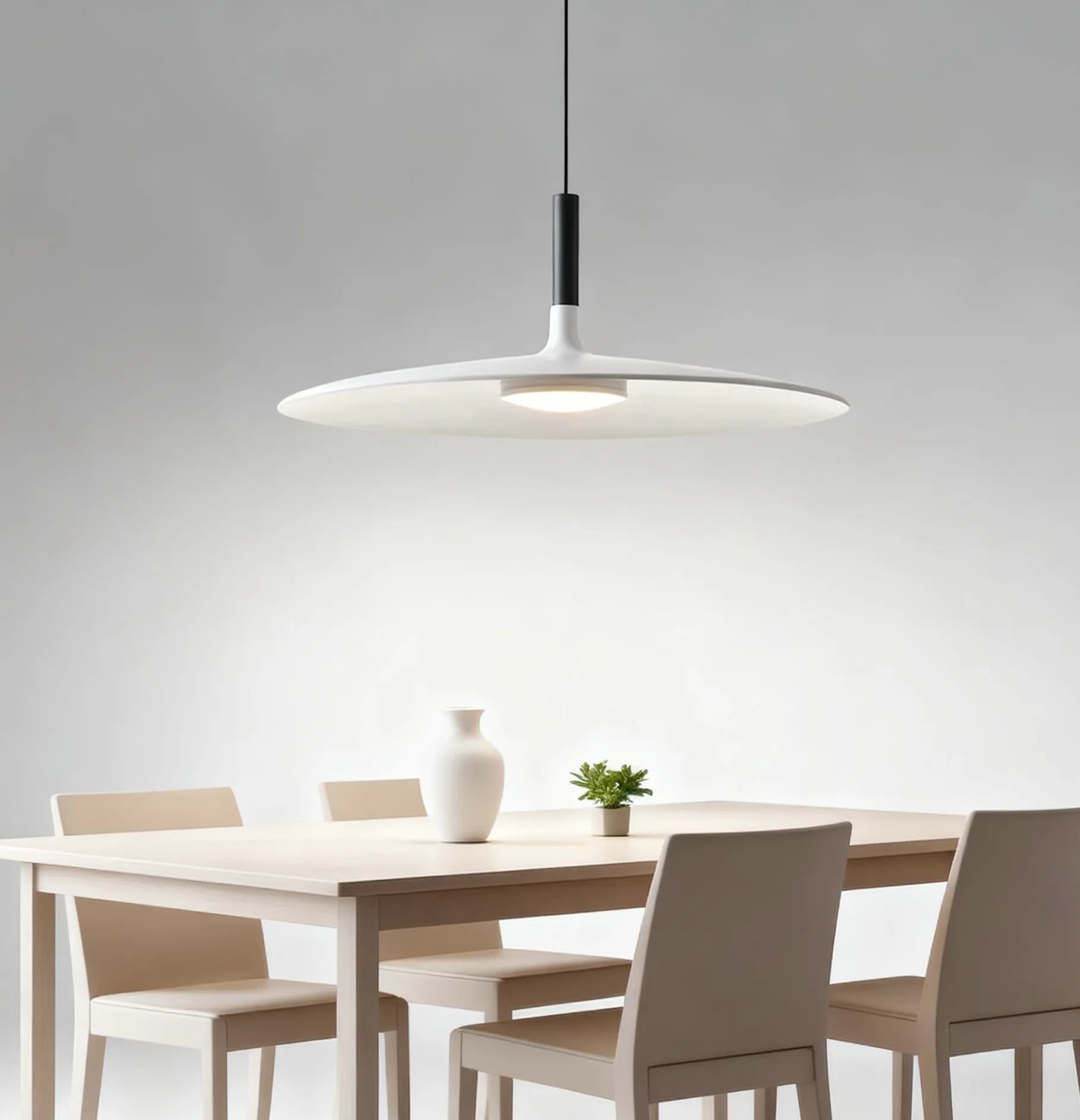 Lampade a Sospensione Moderne Design a Disco per Sala da Pranzo