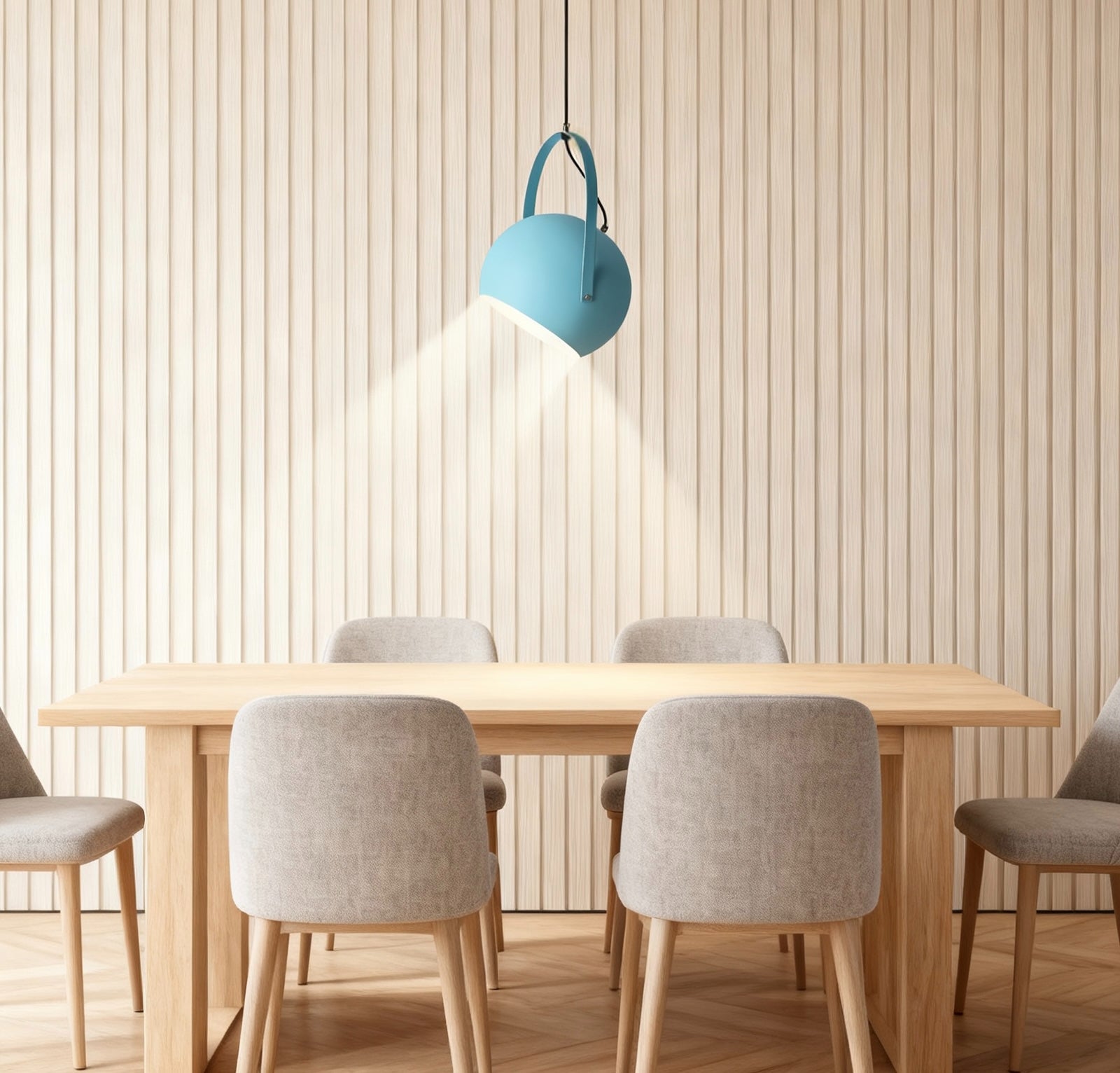 Lampadario Macaron a Sospensione Girevole per Sala da Pranzo