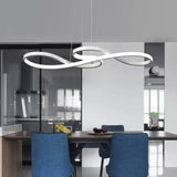 Lampadario Moderno LED Dimmerabile a Forma Nota per Sala da Pranzo
