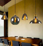 Lampadari per Sala da Pranzo Vintage in Vetro Trasparente