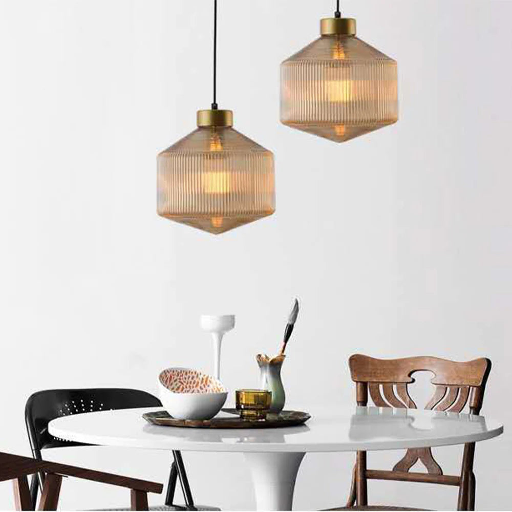 Fumo grigio geometrico LED LED LED LUCE - clowasit.com