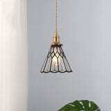 Paralume conico Splicing a sospensione vintage Light - clowasit.com