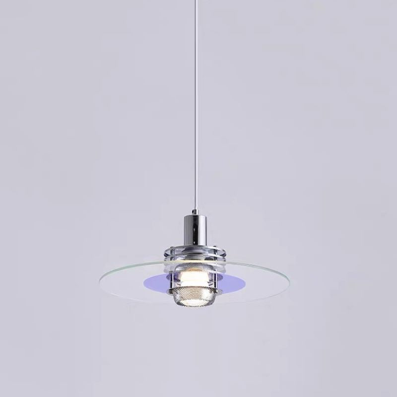 Luce a sospensione circolare moderna per camera da letto moderna - clowasit.com