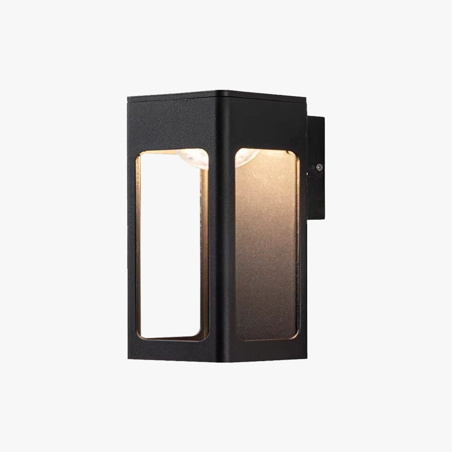 Luce LED da Esterno a Forma di Cubo con Sensore di Movimento Impermeabil