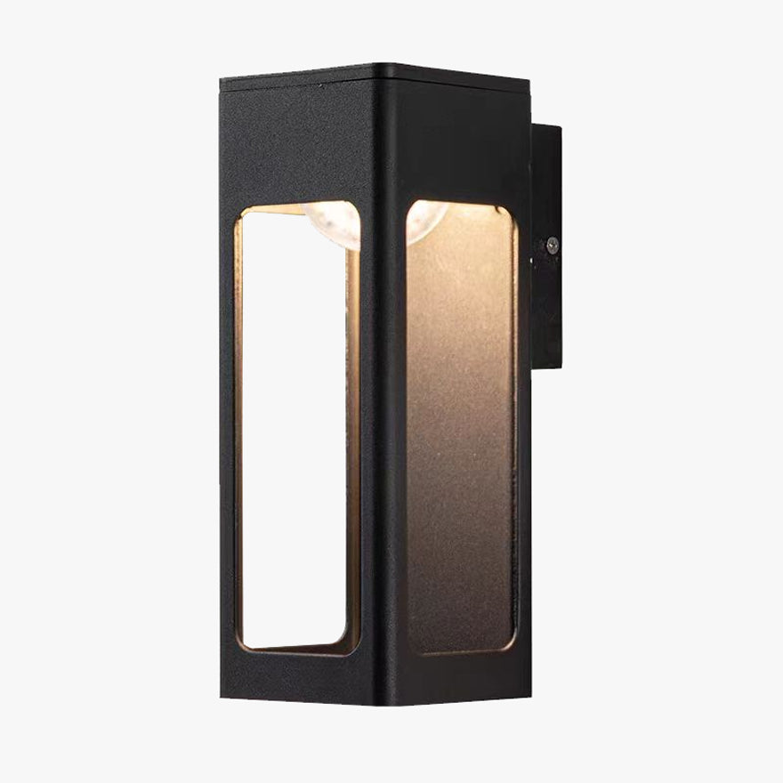 Luce LED da Esterno a Forma di Cubo con Sensore di Movimento Impermeabil