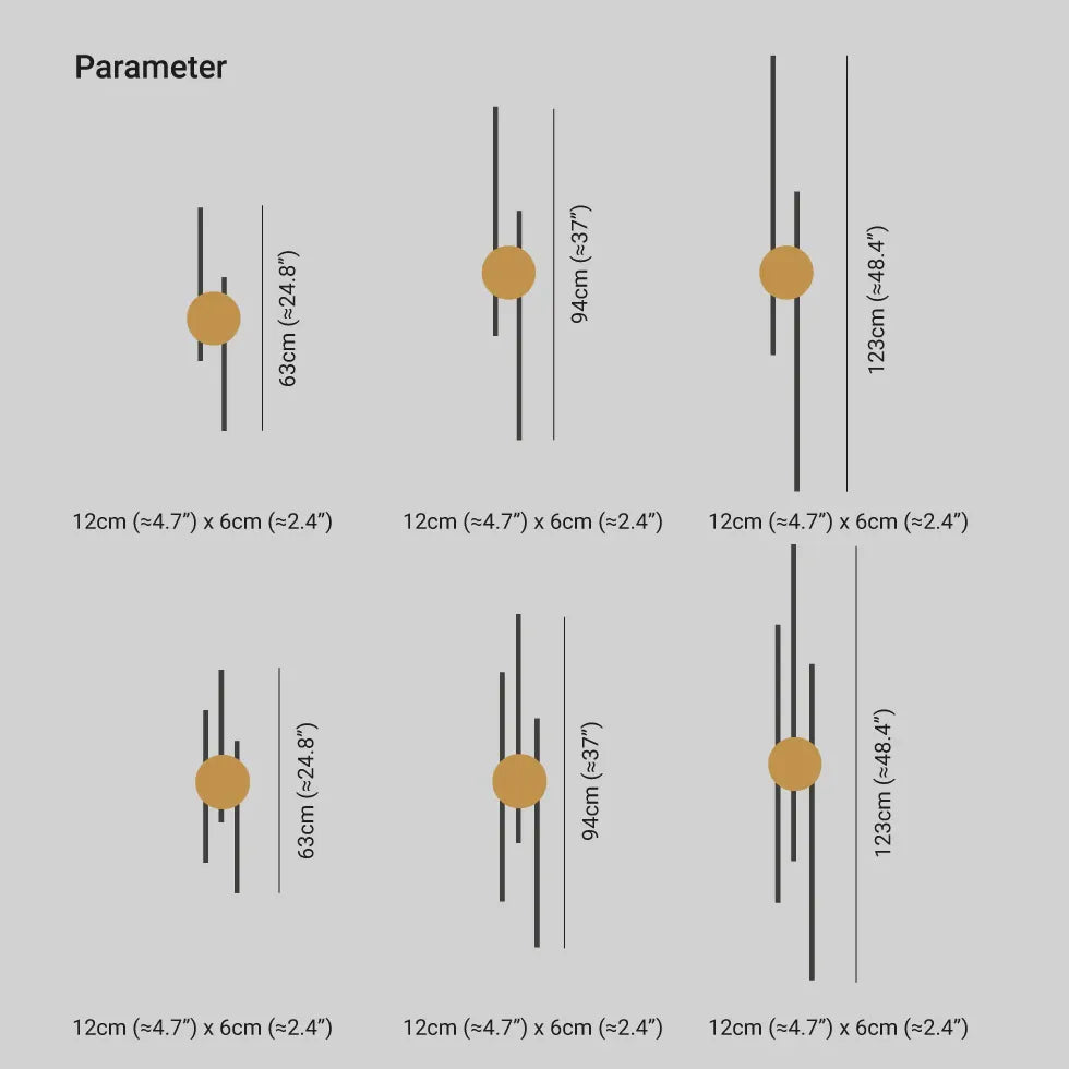 Lampada sospensione doppia luce design geometrico moderno - clowasit.com