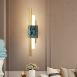 Applique parete led marmo doppia asta - clowasit.com