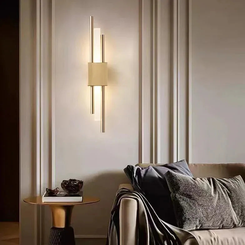 Applique parete led marmo doppia asta - clowasit.com