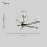 Ventilatori a soffitto industriali in metallo argentato - clowasit.com
