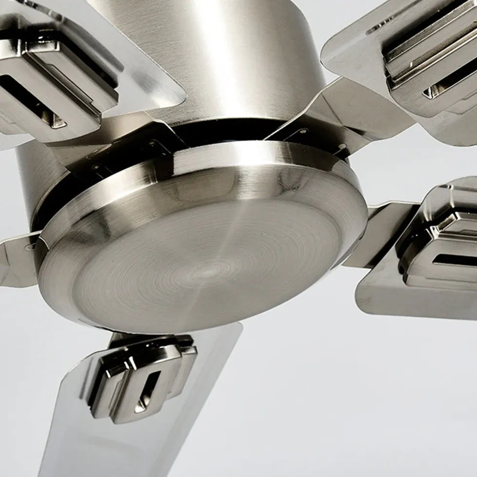 Ventilatori a soffitto industriali in metallo argentato - clowasit.com