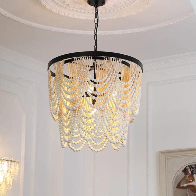 Lampadari in legno naturale Eleganza senza tempo - clowasit.com