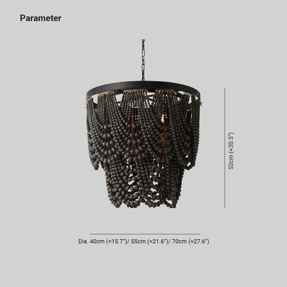 Lampadari in legno naturale Eleganza senza tempo - clowasit.com