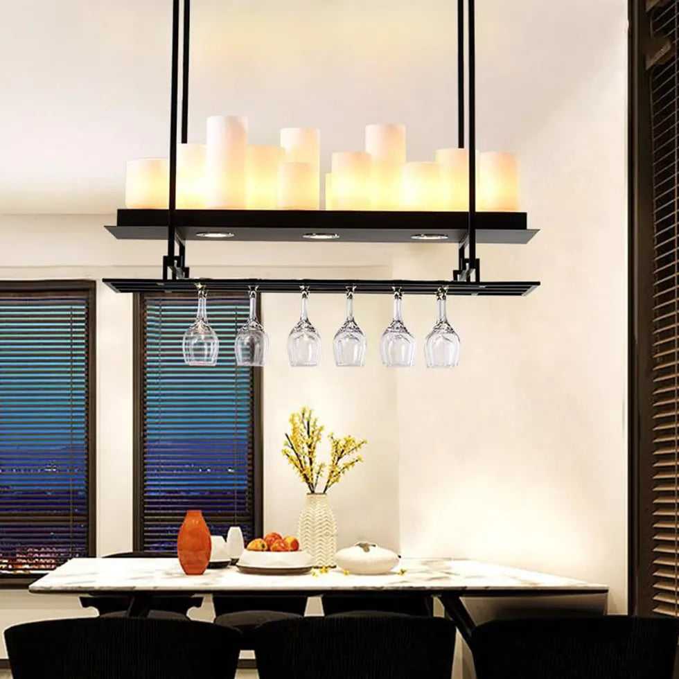 Lampadario decorativo a bicchiere con candela - clowasit.com