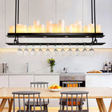 Lampadario decorativo a bicchiere con candela - clowasit.com