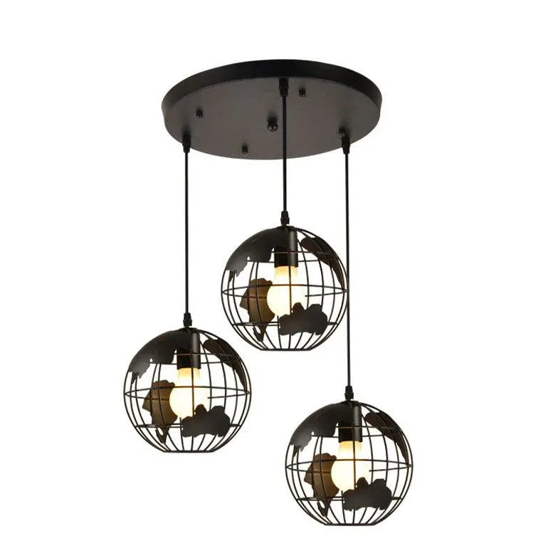 Lampadari moderni con sfere nel design nero - clowasit.com