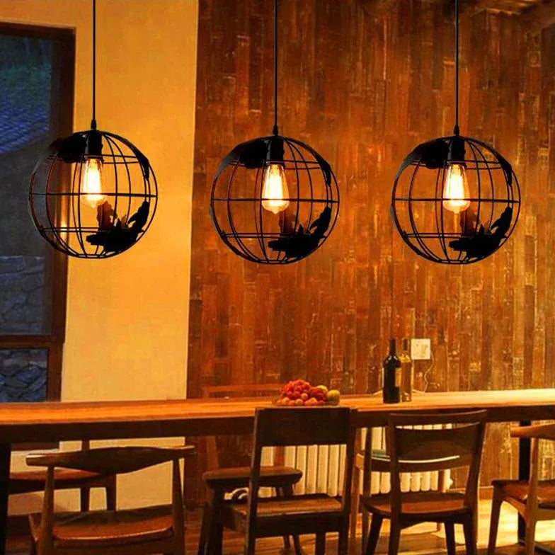 Lampadari moderni con sfere nel design nero - clowasit.com