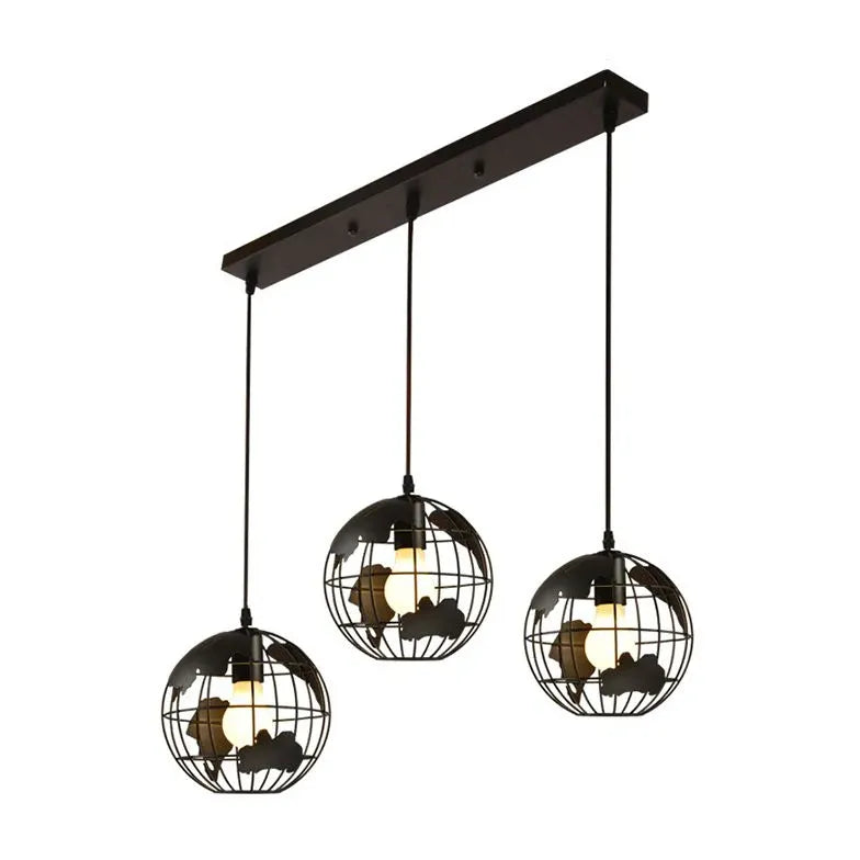 Lampadari moderni con sfere nel design nero - clowasit.com