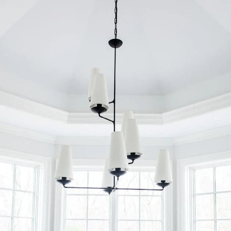 Lampadario a gocce moderno multibraccio conico - clowasit.com