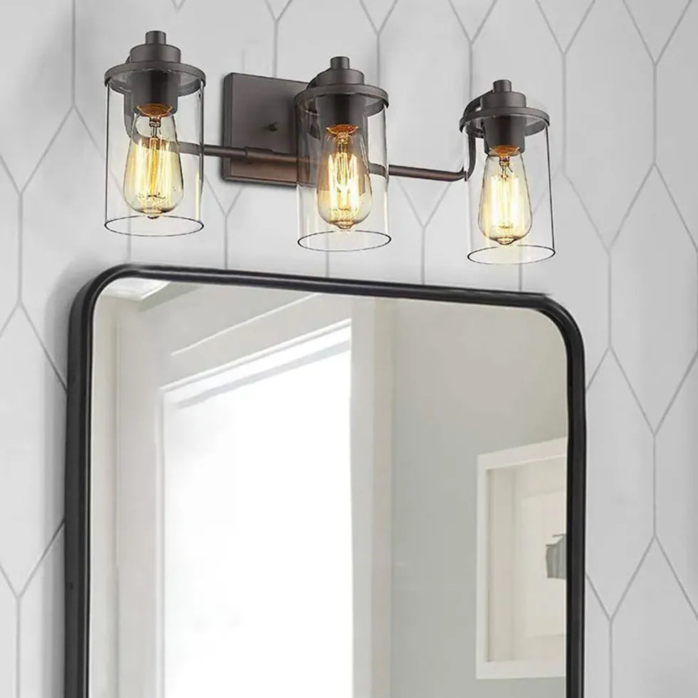 Applique a Tre Luci Industriale Bagno - clowasit.com