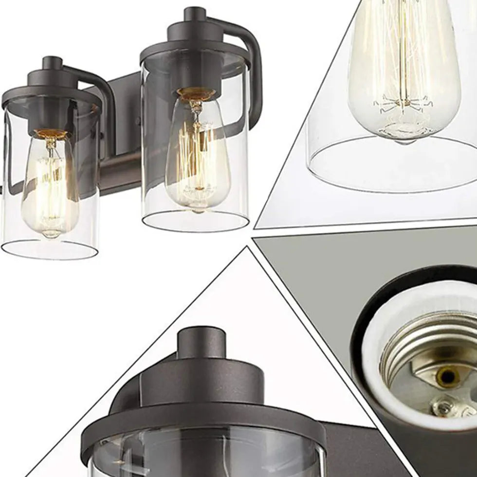 Applique a Tre Luci Industriale Bagno - clowasit.com