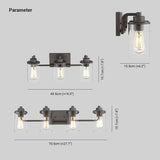 Applique a Tre Luci Industriale Bagno - clowasit.com