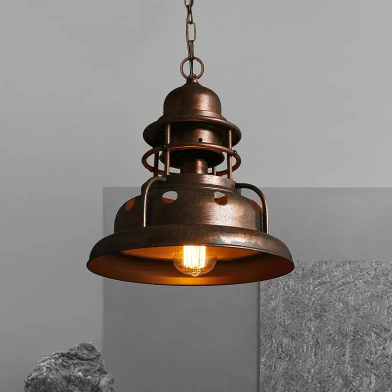 Lampadario a sospensione industriale vintage design elegante - clowasit.com
