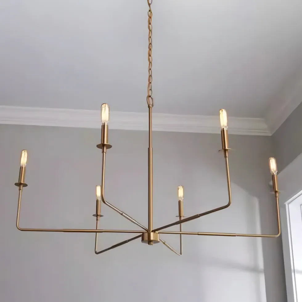 Lampadari tipo industriale nero multi-candele - clowasit.com