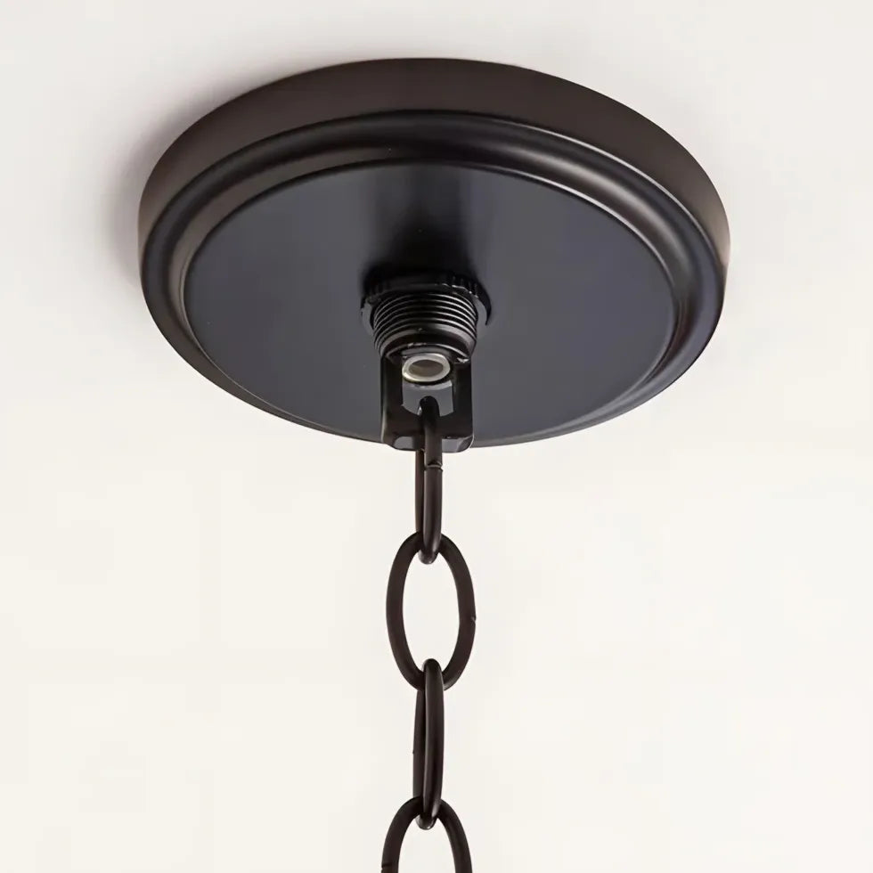 Lampadari tipo industriale nero multi-candele - clowasit.com