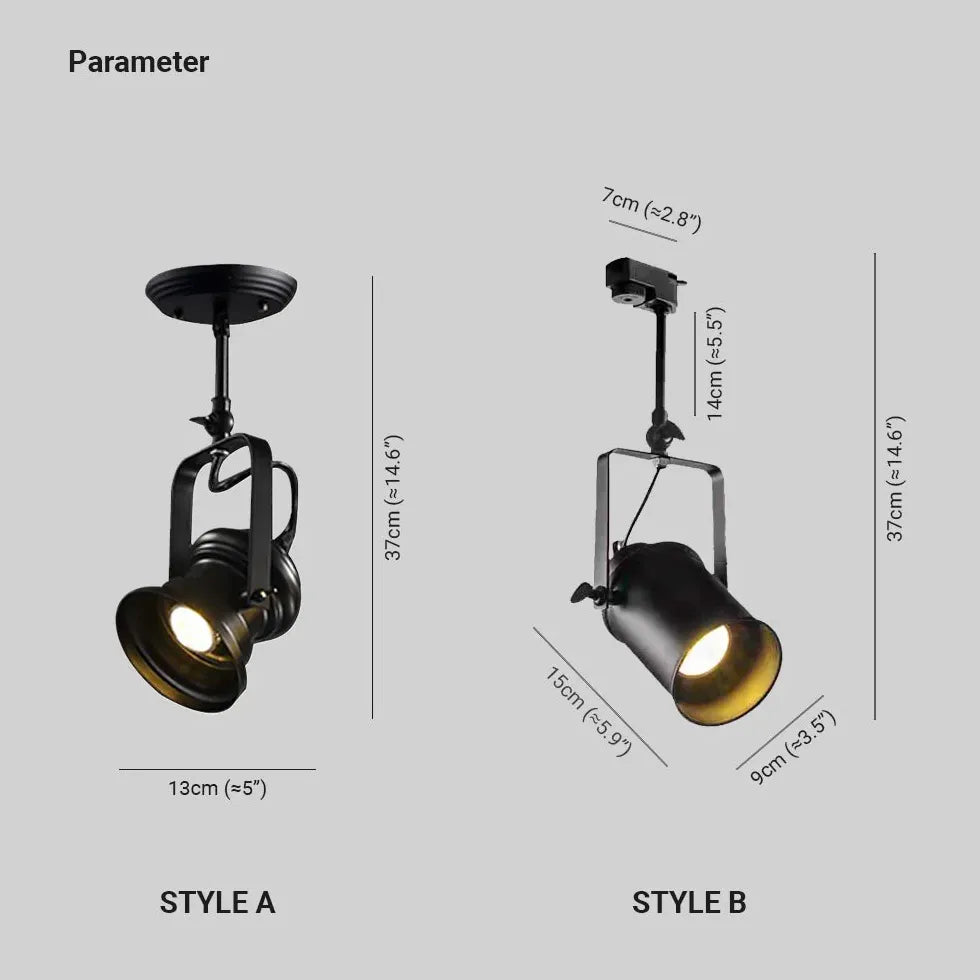 Faretti led orientabili da incasso Nero Vintage - clowasit.com