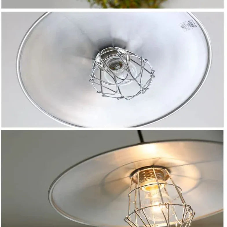 Lampadario Lampadine Vintage Eleganza in Metallo Argento - clowasit.com