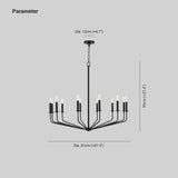 Lampadari sospesi a led Stile Nero e Moderno - clowasit.com