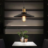 Lampadario stile industriale vintage nero metallo lampadina - clowasit.com