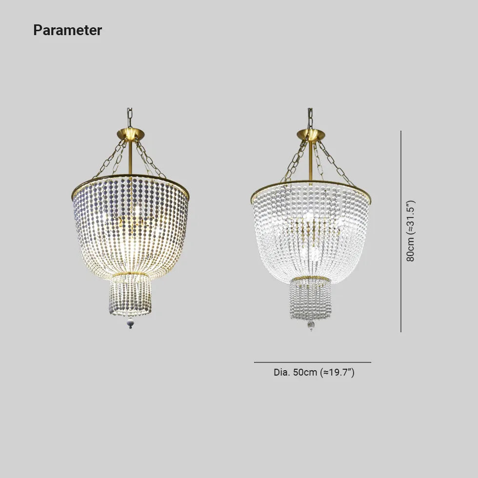 Romantici lampadari a gocce cristallo pendenti - clowasit.com
