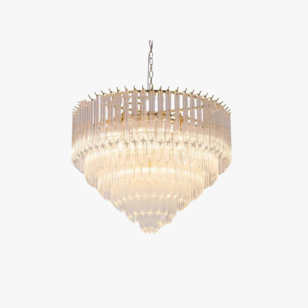 Lampadario moderno per soggiorno in cristallo elegante - clowasit.com