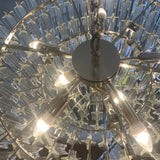 Lampadario moderno per soggiorno in cristallo elegante - clowasit.com